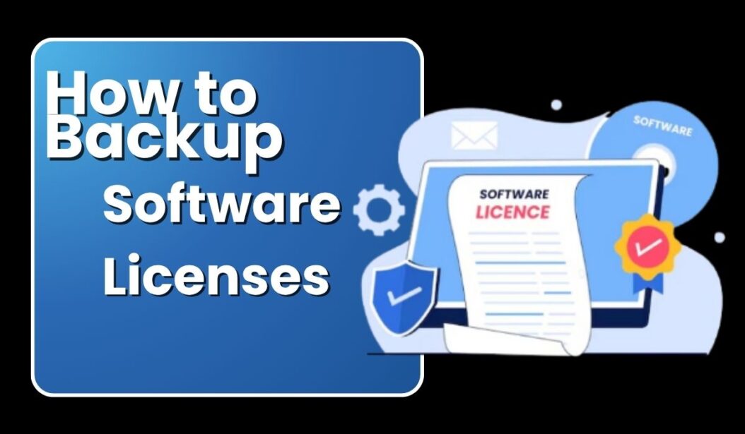 How to Backup Software Licenses?