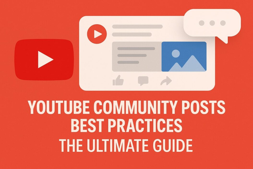 YouTube Community Posts Best Practices