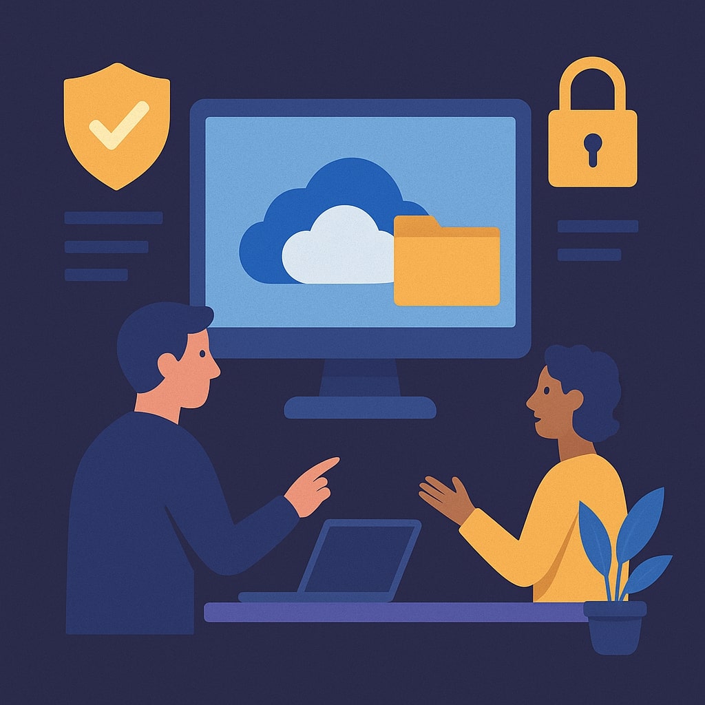 Best practices for secure onedrive file sharing