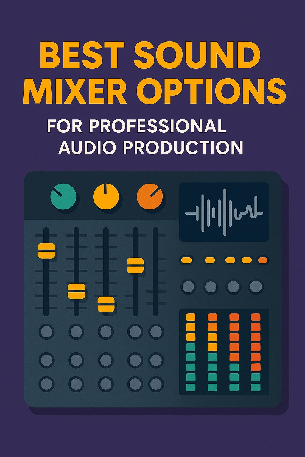 Best Sound Mixer Options for Professional Audio Production