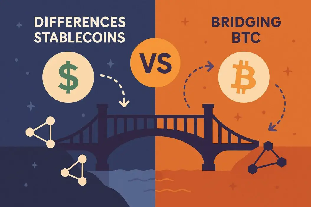 Differences Between Bridging Stablecoins and Bridging BTC