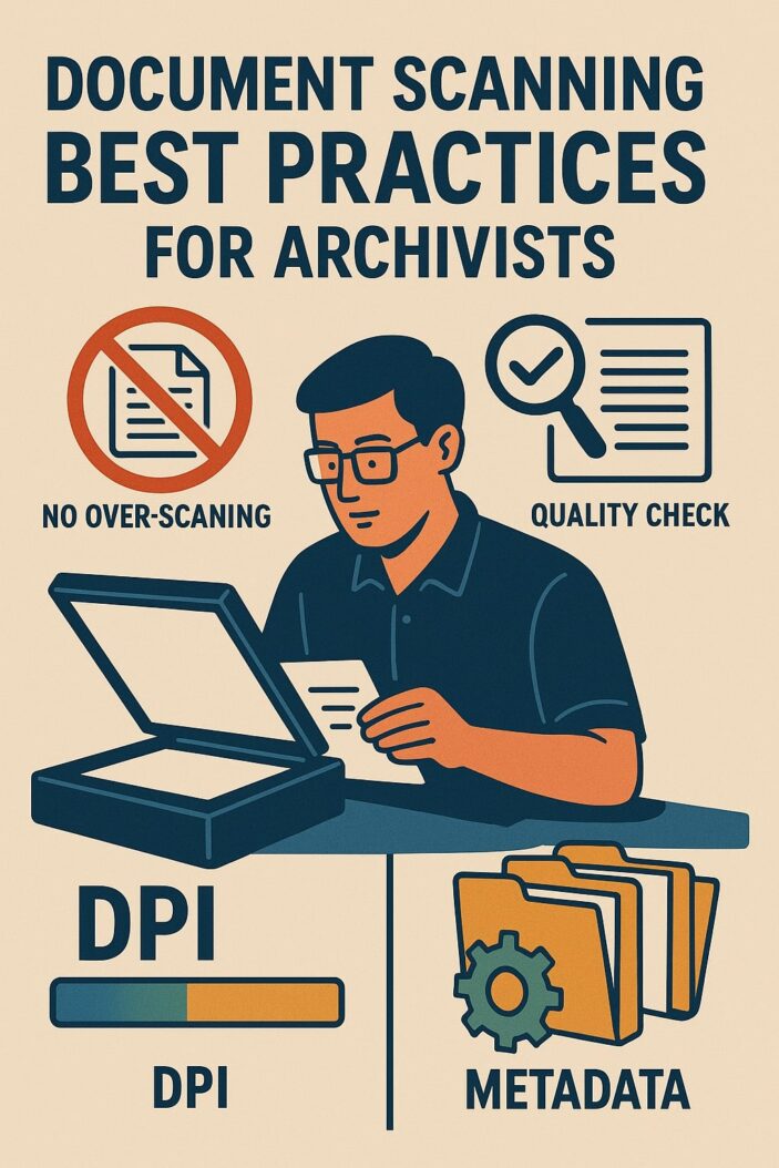 Document Scanning Best Practices for Archivists