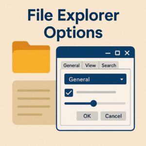 File Explorer Options: Complete Guide to Customizing Windows File