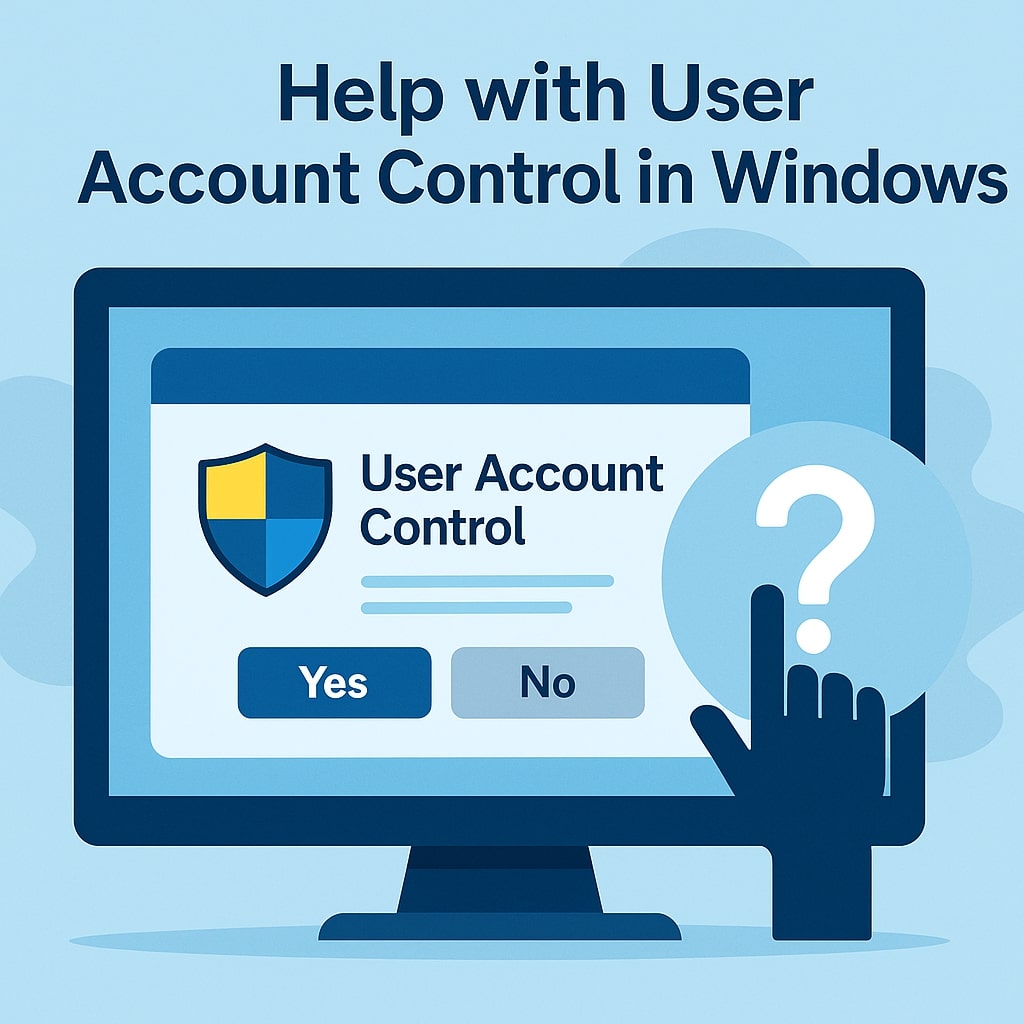 Help with User Account Control in Windows