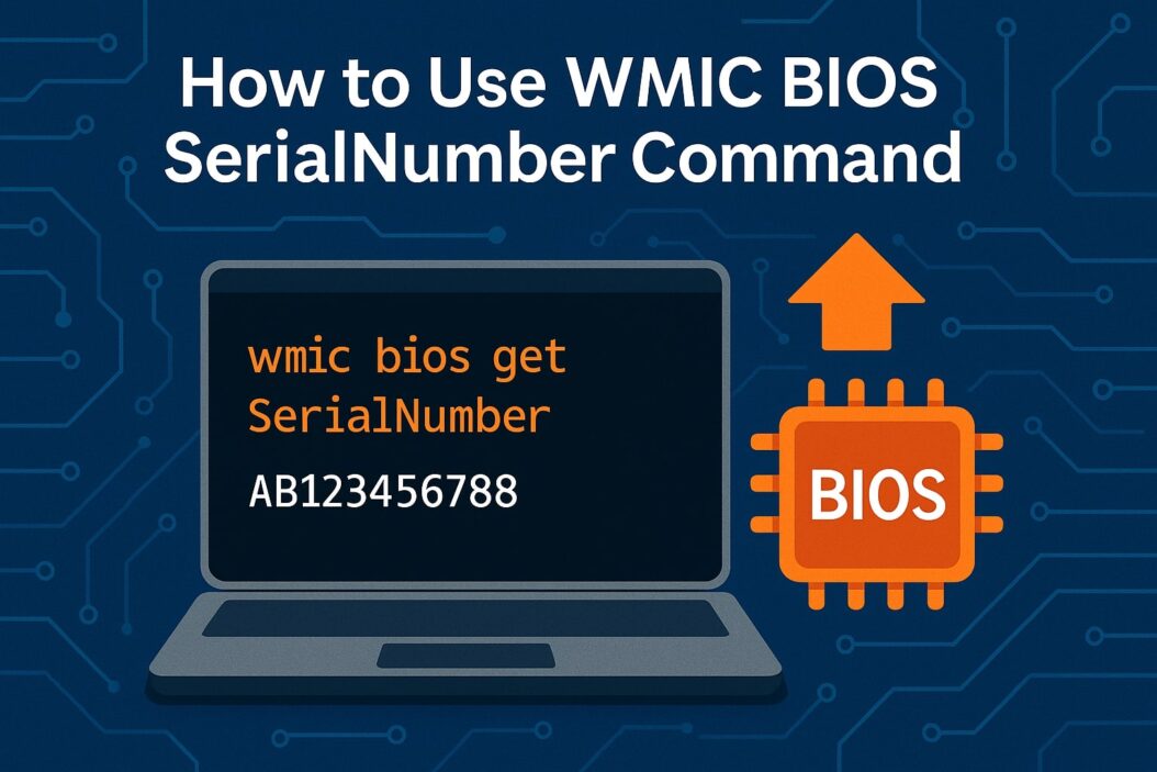 How to Use WMIC BIOS Get SerialNumber Command
