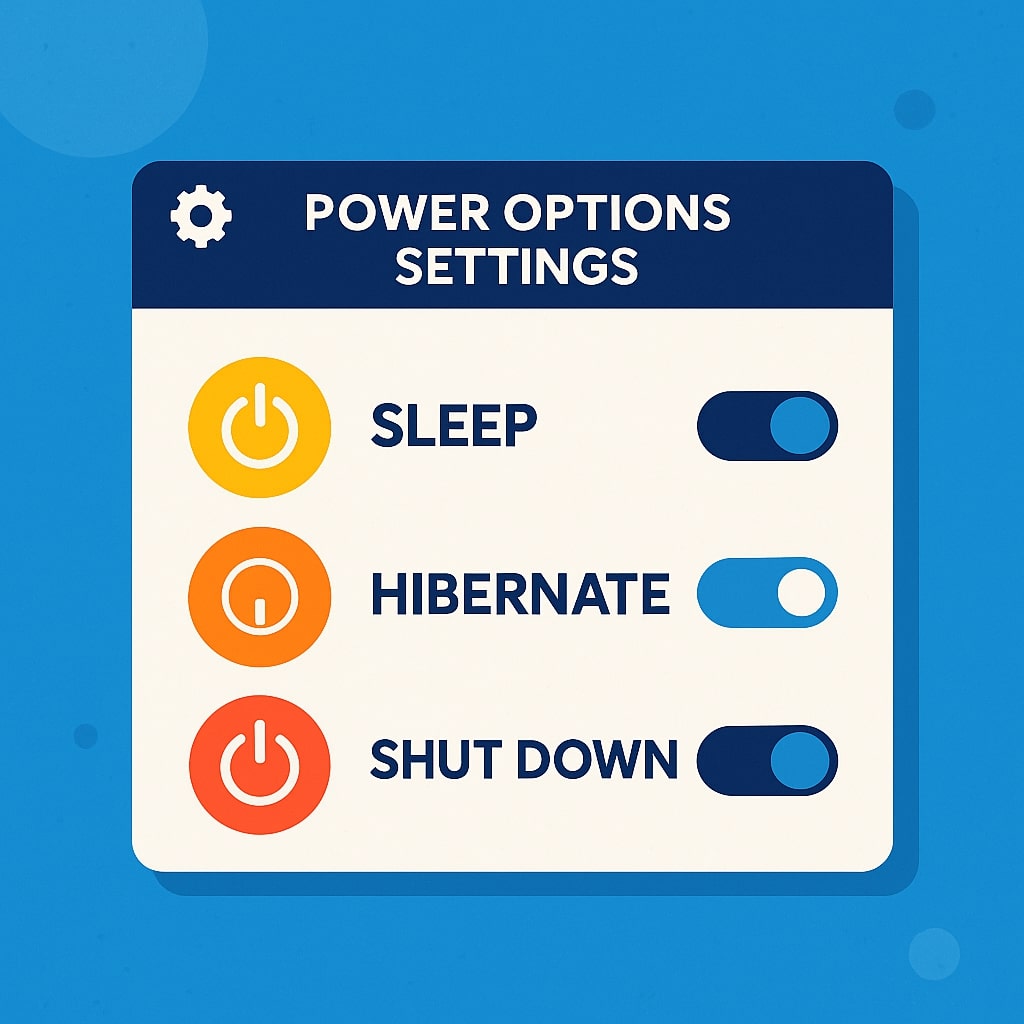 Power Options Settings