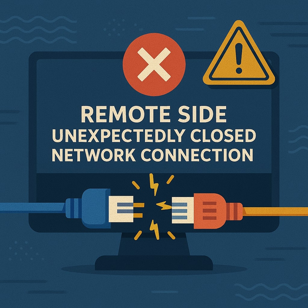Remote Side Unexpectedly Closed Network Connection
