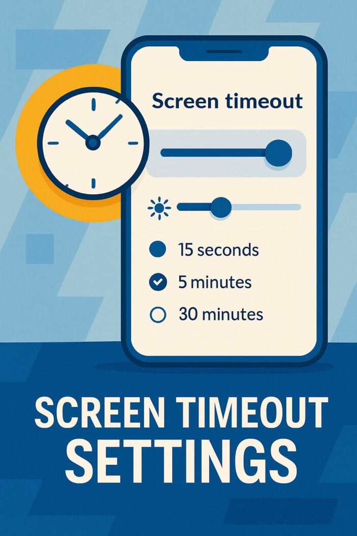 Screen Timeout Settings