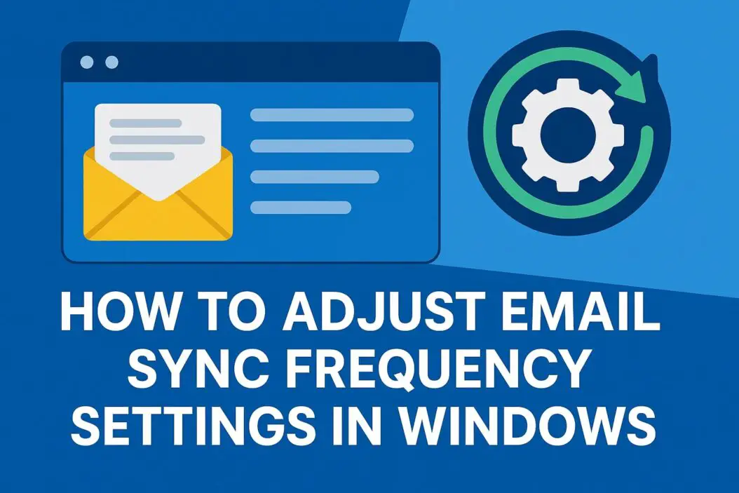 Adjust Email Sync Frequency Settings in Windows