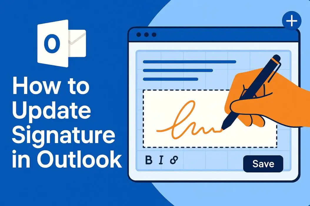 How to Update Signature in Outlook