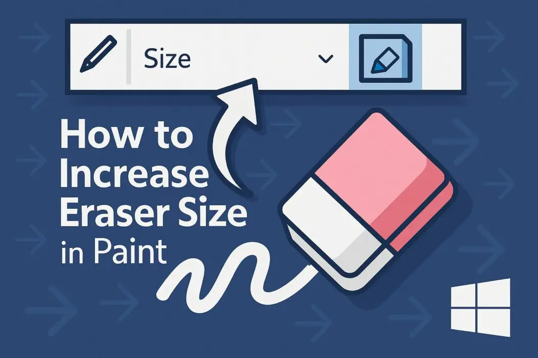 Increase Eraser Size in Paint Windows