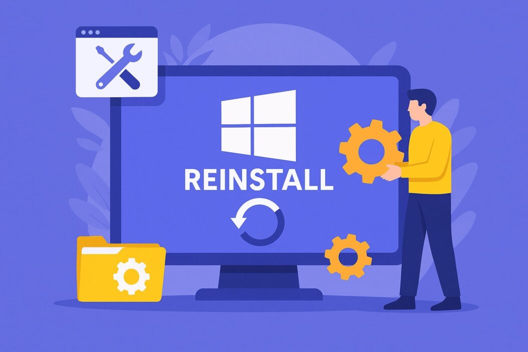 Reinstall Your Current Version of Windows to Repair System Files and Components