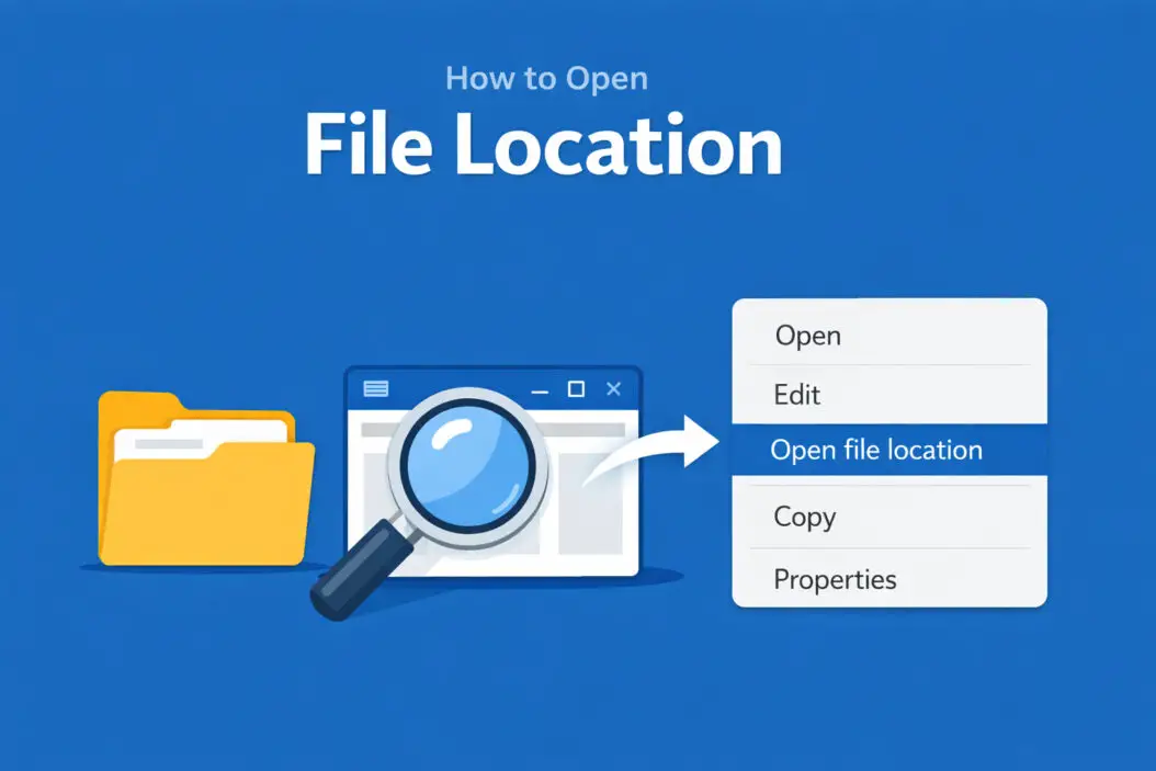 How to Open File Location