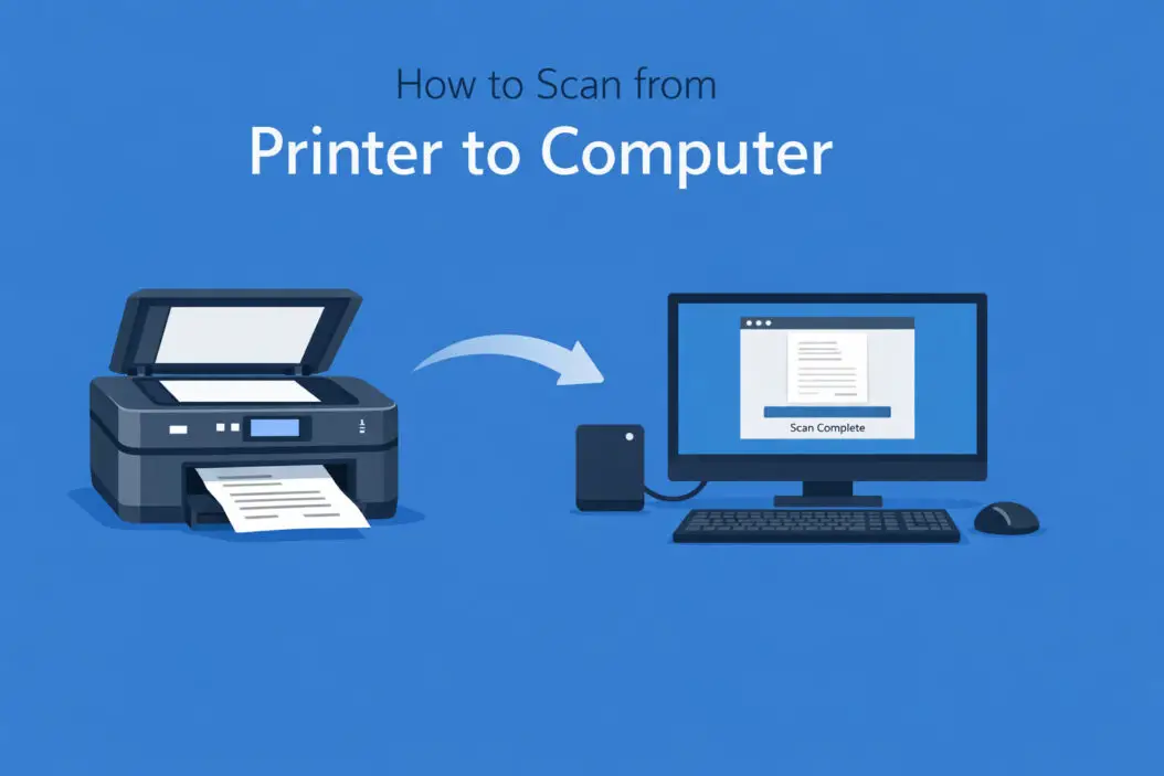 Scan from Printer to Computer