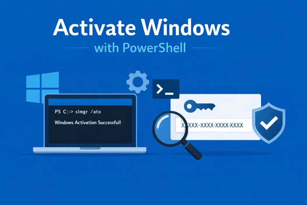 Activate Windows with PowerShell
