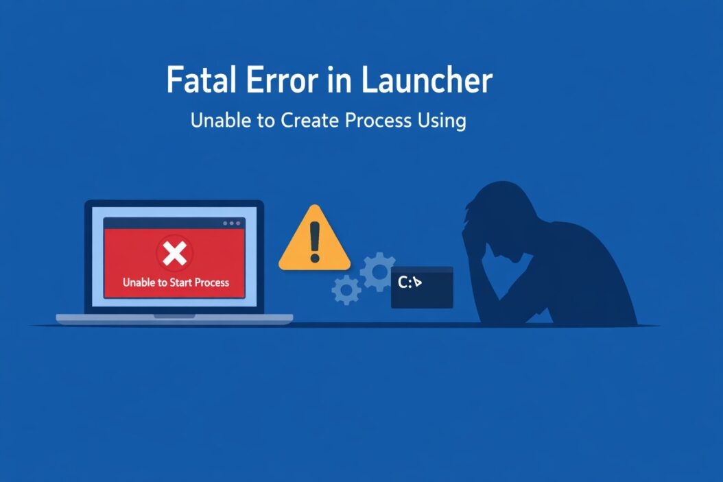 Fatal Error in Launcher Unable to Create Process Using