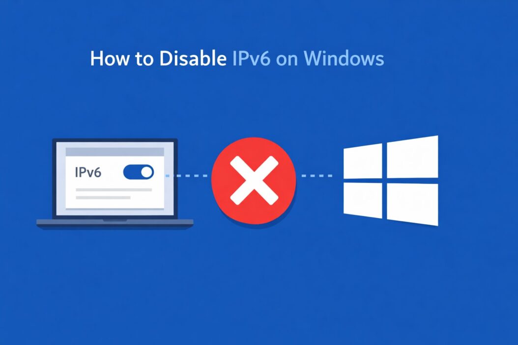 How to Disable IPv6 on Windows