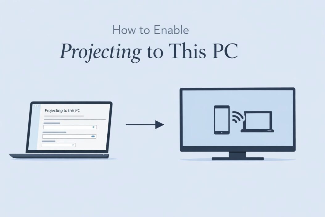 How to Enable Projecting to This PC