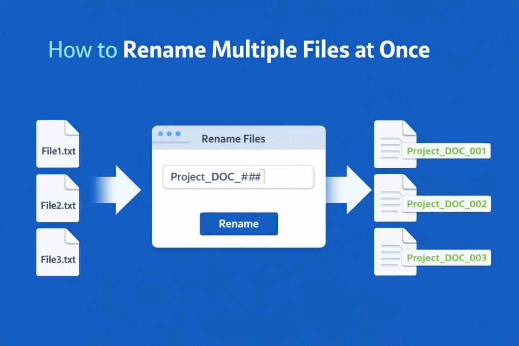 How to Rename Multiple Files at Once