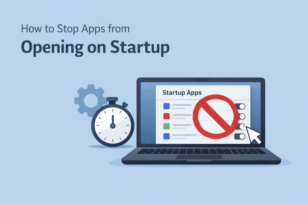 How to Stop Apps from Opening on Startup
