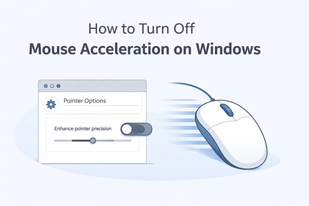 How to Turn Off Mouse Acceleration