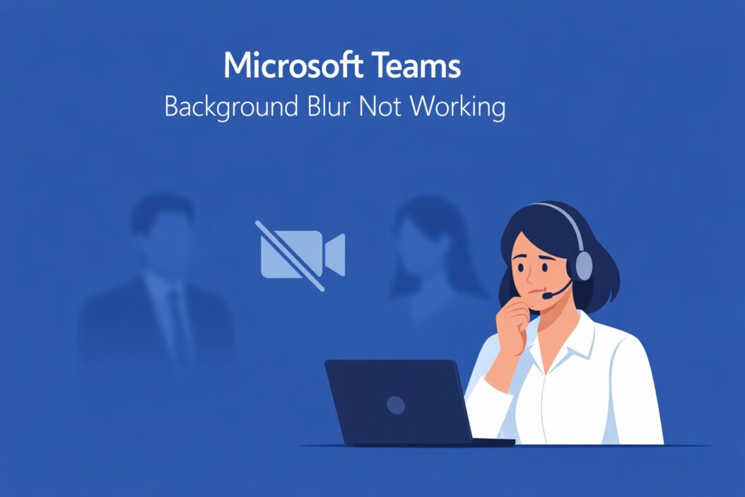 Microsoft Teams Background Blur Not Working