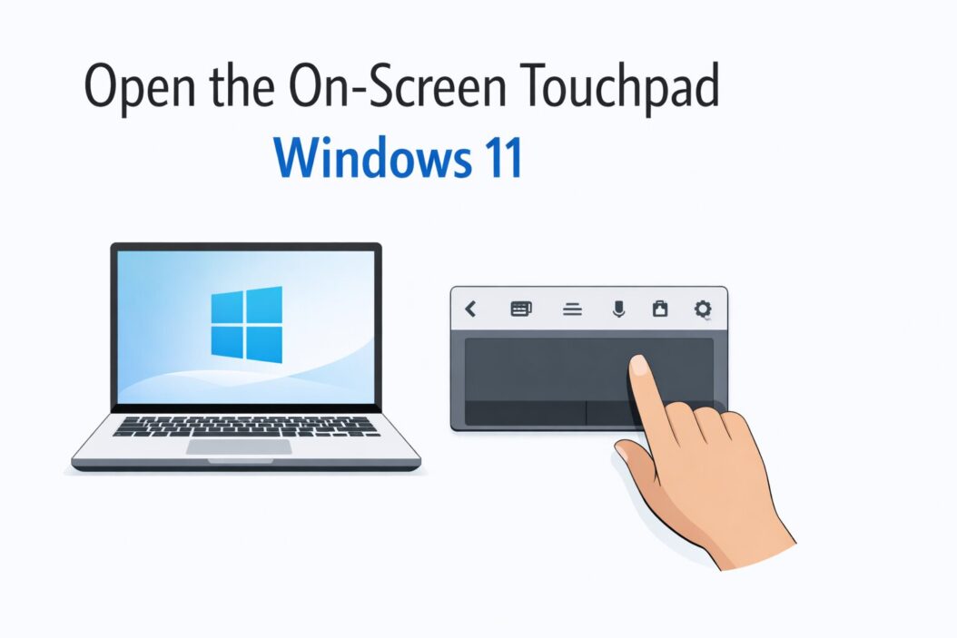 Open the On-Screen Touchpad in Windows 11