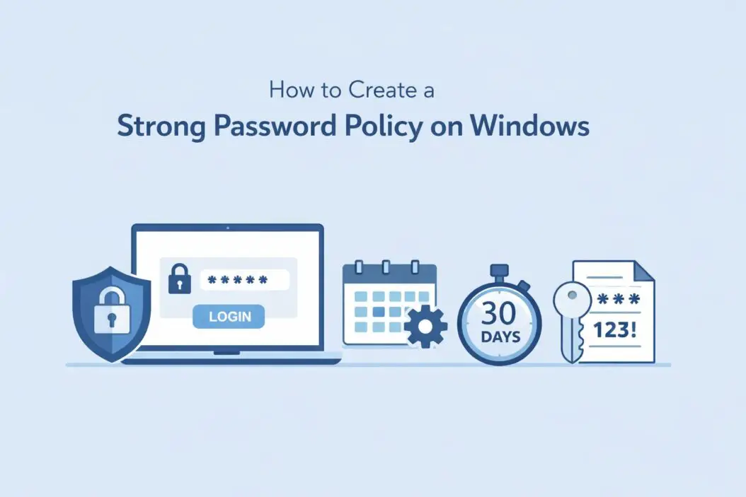 How to Create a Strong Password Policy on Windows