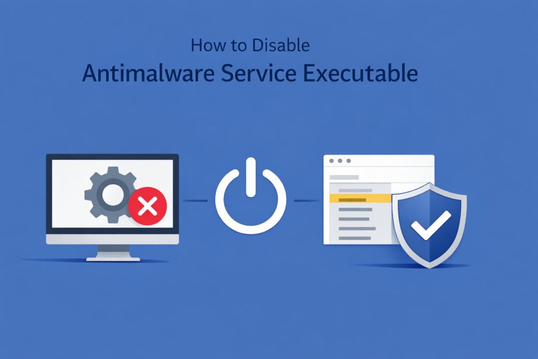 How to Disable Antimalware Service Executable