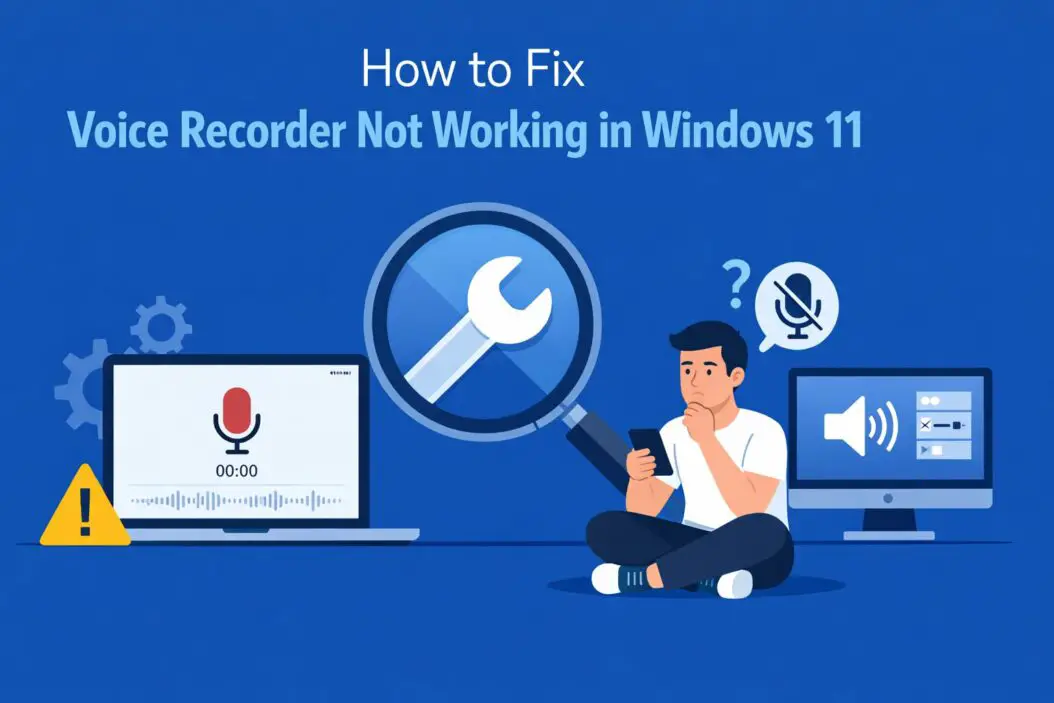 How to Fix Voice Recorder Not Working in Windows 11