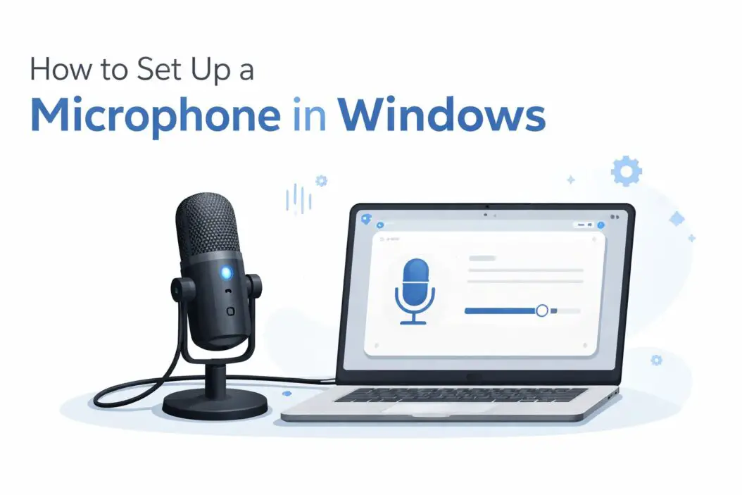 How to Set Up a Microphone in Windows
