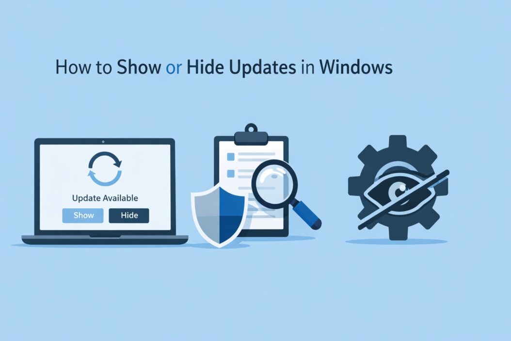 How to Show or Hide Updates in Windows