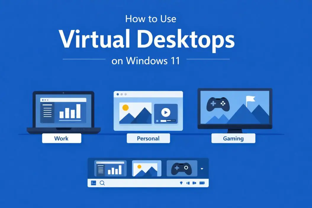 How to Use Virtual Desktops on Windows 11
