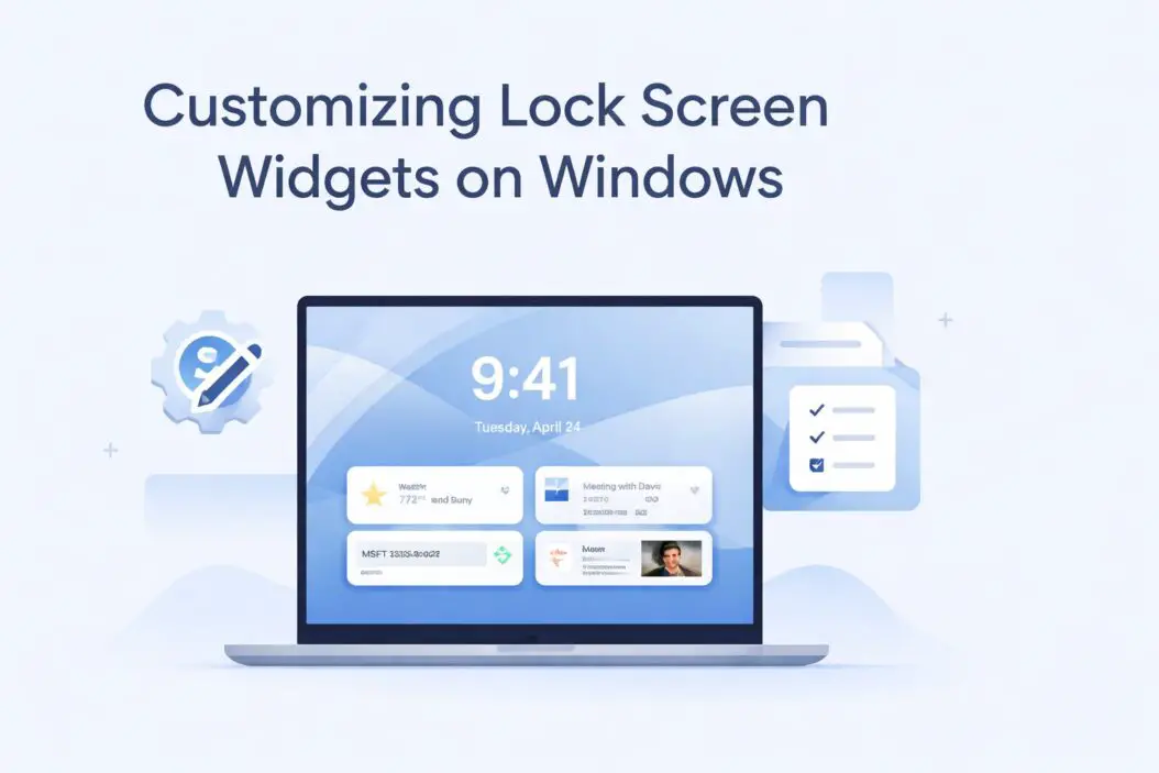 Customizing Lock Screen Widgets on Windows