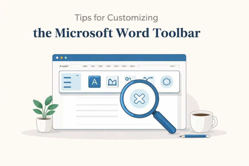 Customizing the Microsoft Word Toolbar