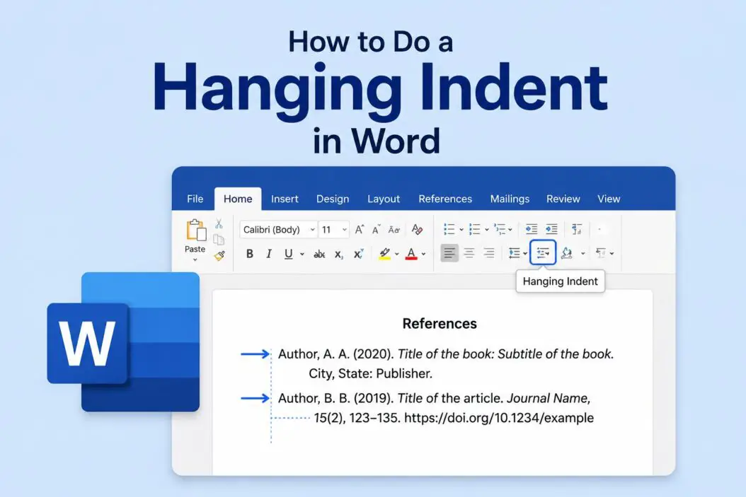 How to Do a Hanging Indent in Word