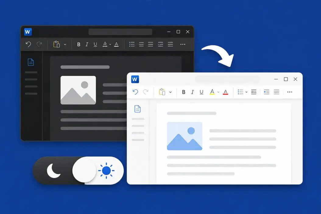 How to Turn Off Dark Mode in Word