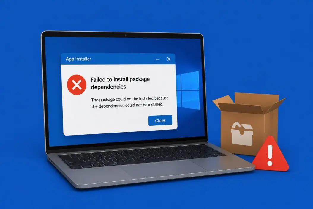 App Installer Failed to Install Package Dependencies