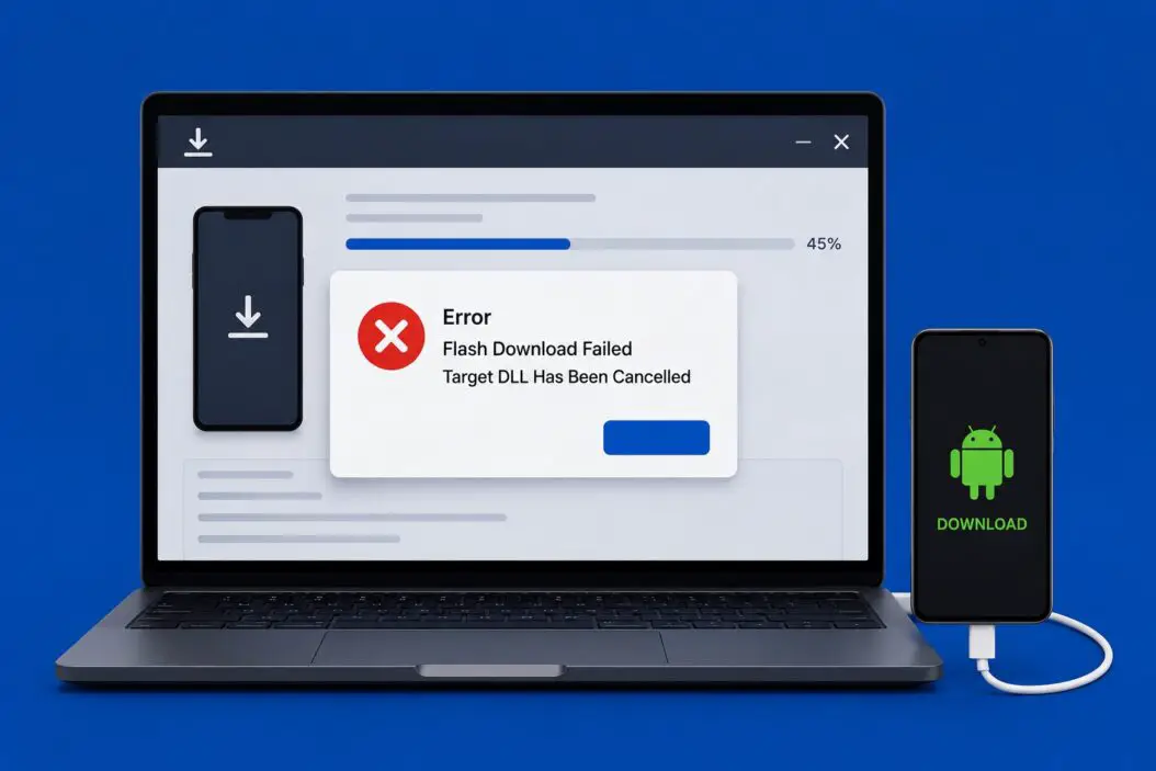Error Flash Download Failed Target DLL Has Been Cancelled