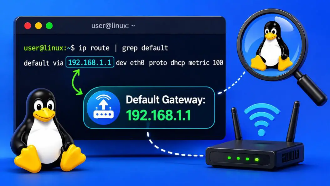 How to Check Default Gateway in Linux