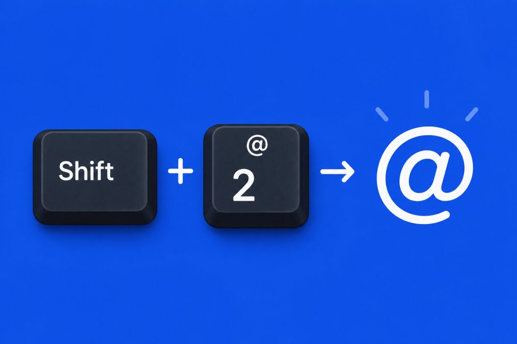 How to Type the @ Symbol