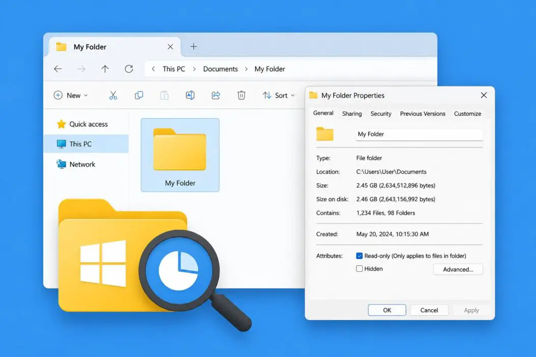 How to View Folder Size in Windows