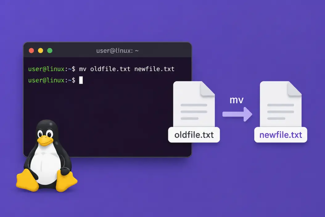 Rename a File in Linux